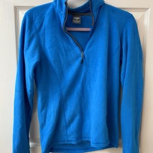REI blue fleece pullover, size S